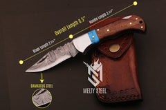 Pocket Knife (Rosewood & Stone)