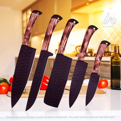 Chef Set (Ashwood Handle) | 5 Pcs