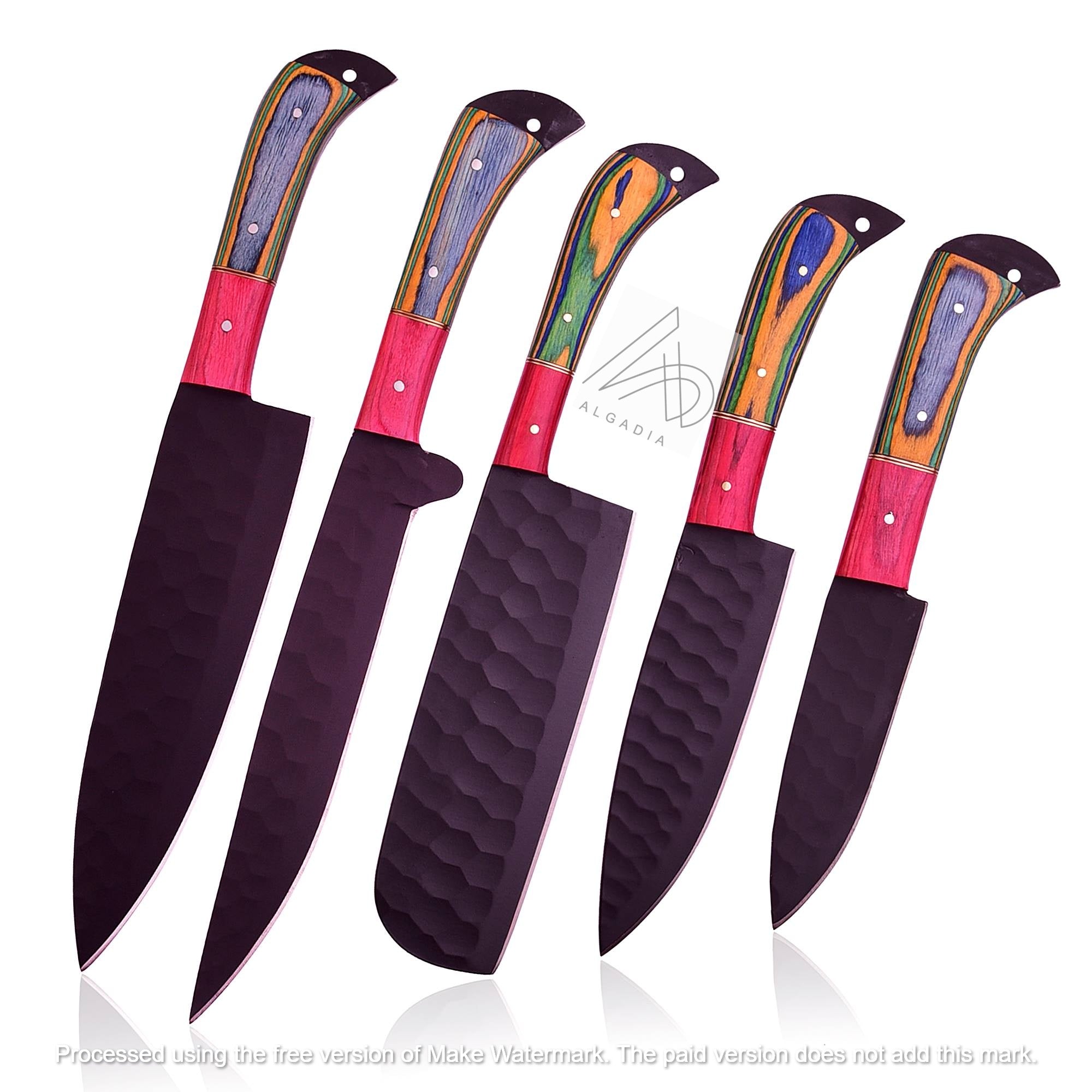 Chef Set (Multi Color Handle) | 5 Pcs