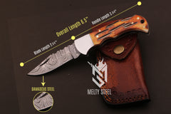 Pocket Knife (Brown Stag)